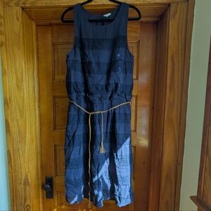 Garnet Hill Navy Dress